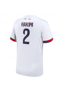 Paris Saint-Germain Achraf Hakimi #2 Jalkapallovaatteet Vieraspaita 2024-25 Lyhythihainen